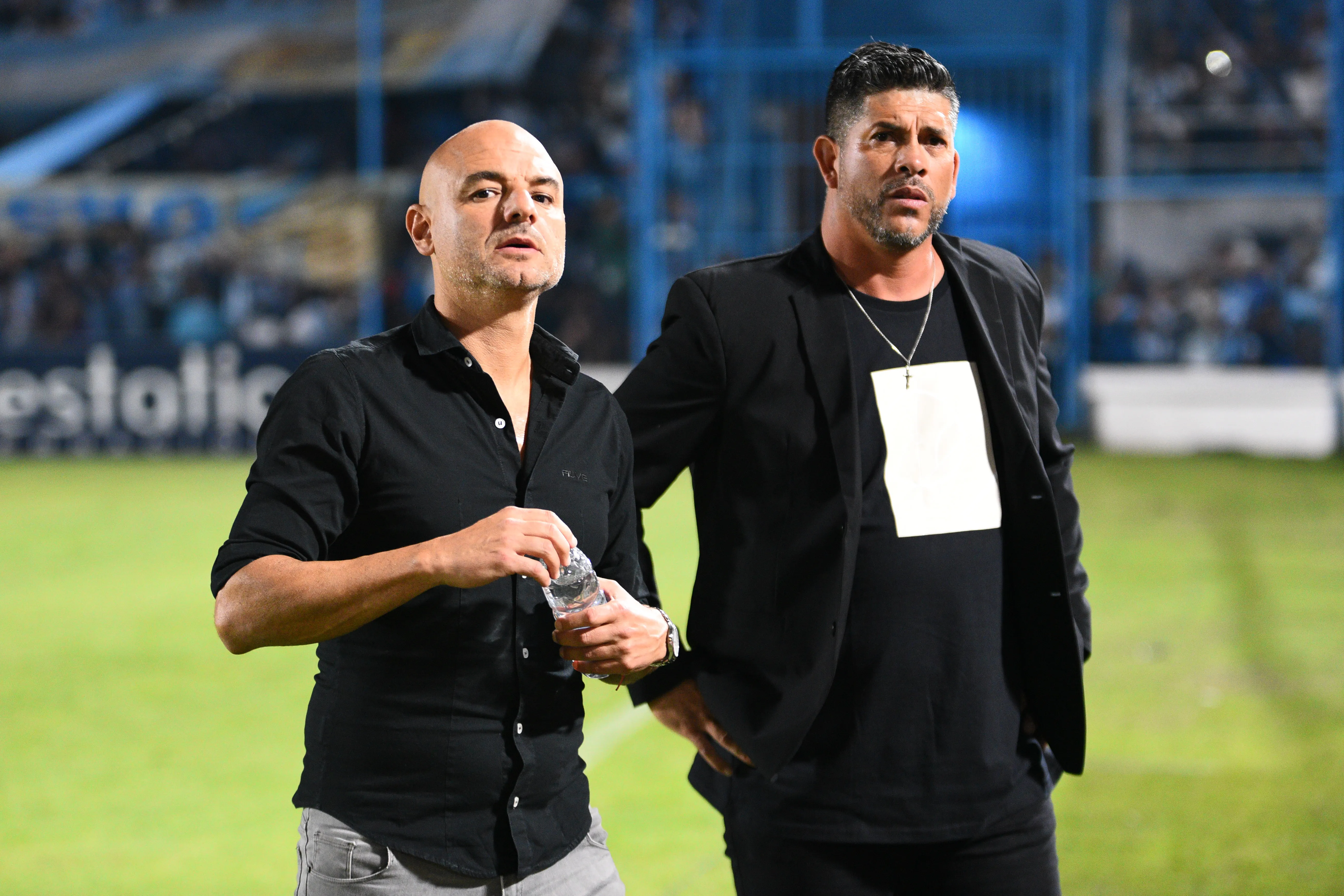 Favio Orsi y Sergio Gómez, dupla táctica. (Getty Images)