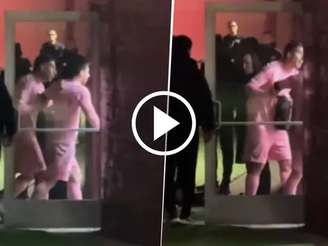 Luis Suárez debió frenar a Lionel Messi de ir a buscar al arbitro tras el LAFC 3 - Inter Miami 0