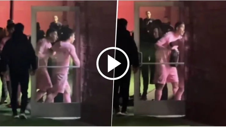 Luis Suárez debió sujetar a Lionel Messi para que no se enfrentara al árbitro en la zona de vestuarios tras el LAFC 3 - Inter Miami 0.