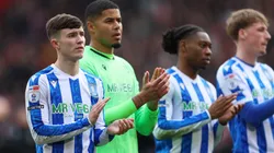 Los jugadores de Sheffield Wednesday tras descender a League One.