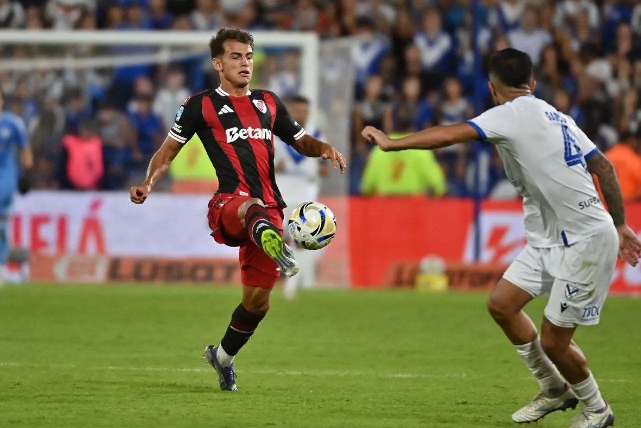 Freitas, de otro buen ingresoen River. (Foto: Prensa River)