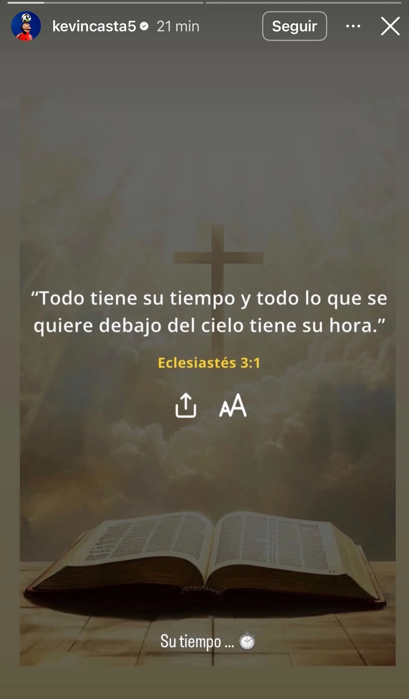 El primer posteo de Castaño tras la derrota de River ante Vélez.