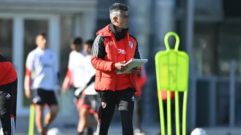 Marcelo Escudero, entrenador de la Reserva de River.