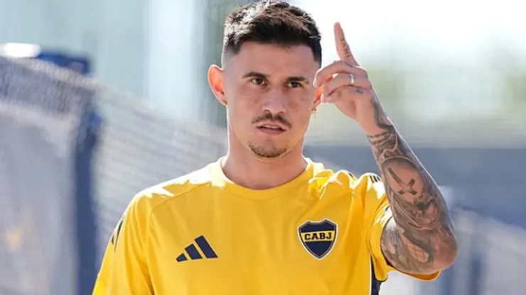 Adam Bareiro, delantero paraguayo de Boca.