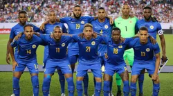 La Selección de Curazao.