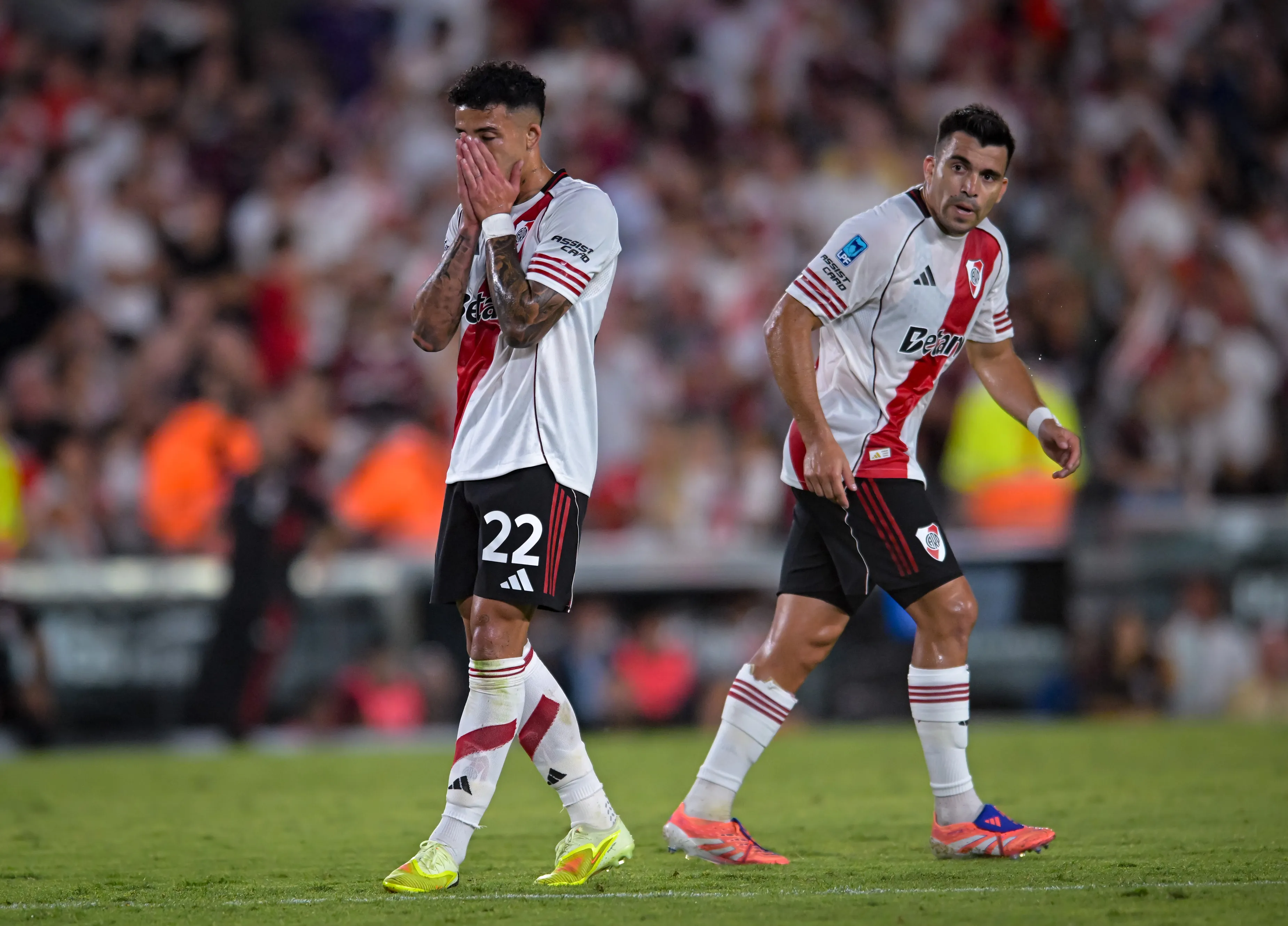 River pagó 15 millones de dólares por Castaño, que terminó relegado por Gallardo (Getty).