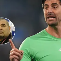 Courtois le respondió a Chilavert tras defender a Prestianni y agredir a Vinícius y Mbappé: “Es lamentable”