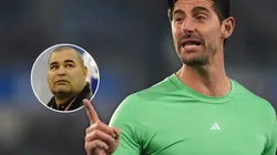 Courtois le contestó a Chilavert