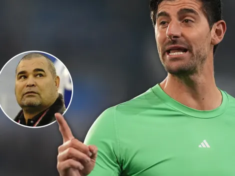 Courtois le respondió a Chilavert tras defender a Prestianni y agredir a Vinícius y Mbappé: “Es lamentable”