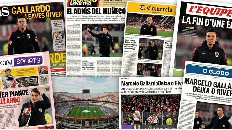 Así trataron los principales medios del mundo la salida de Marcelo Gallardo de River