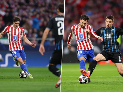 Tresoldi mostró su simpatía por Argentina en su encuentro con Julián Alvarez