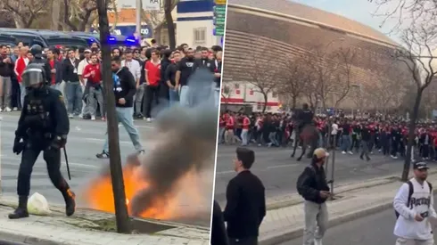 Incidentes en la previa de la vuelta.