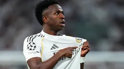 Vinícius Jr. celebra su gol ante Benfica.