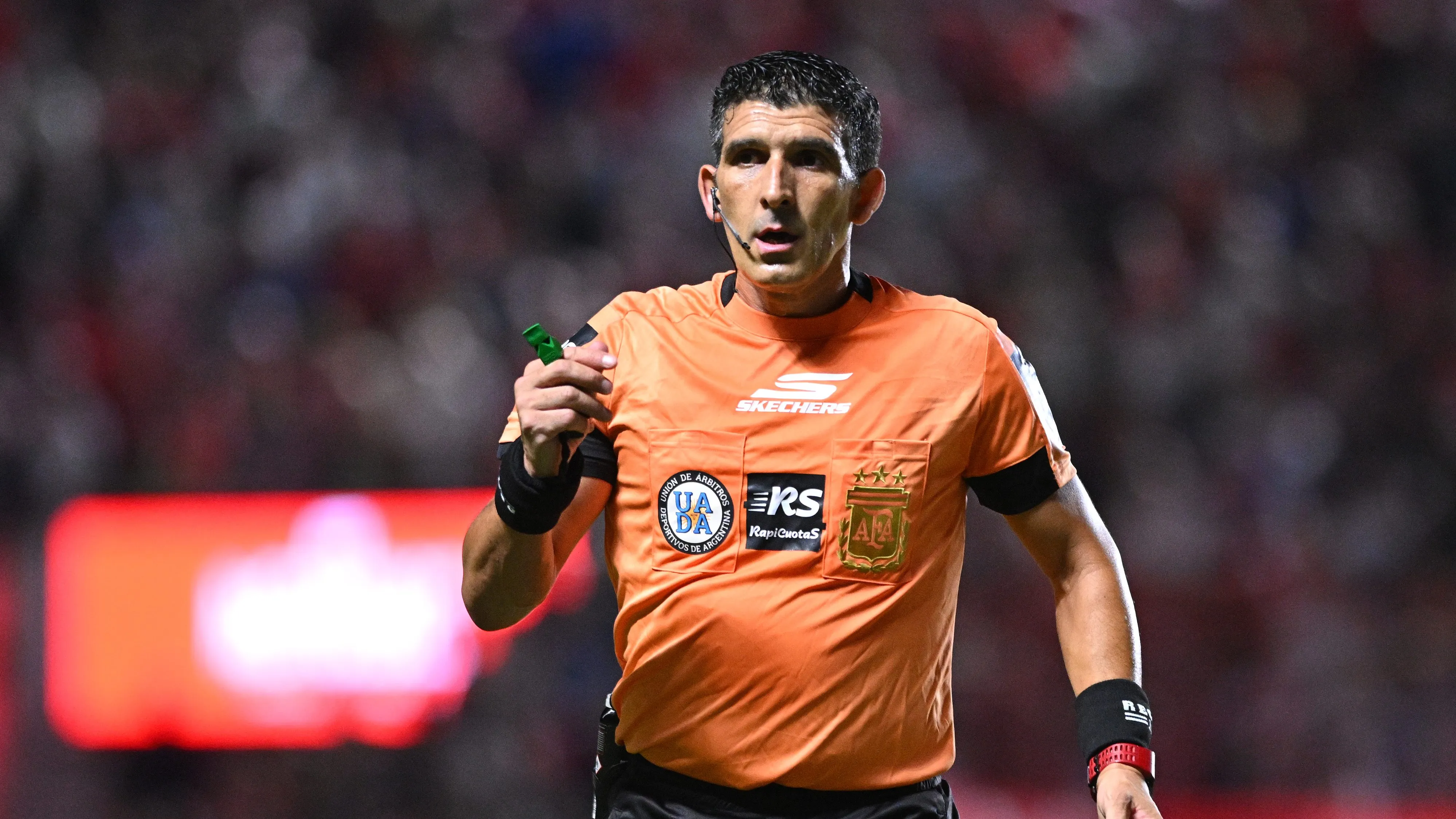 Andrés Merlos, el árbitro de Independiente vs. Unión.