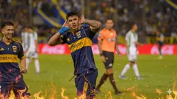 Adam Bareiro aprovechó su debut en Boca.