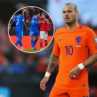 Wesley Sneijder denunció ''4 mil amenazas de muerte'' desde Argentina