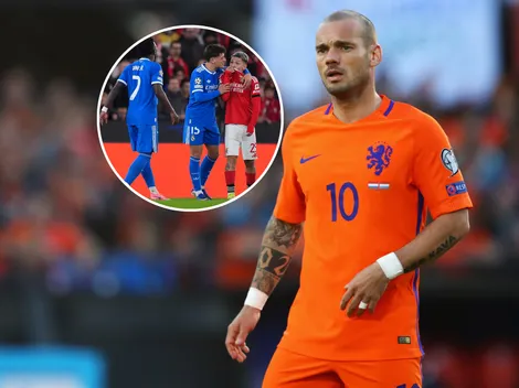 Wesley Sneijder denunció ''4 mil amenazas de muerte'' desde Argentina