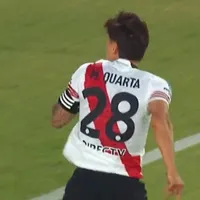 El gol de Martínez Quarta ante Banfield: su gesto con Gallardo