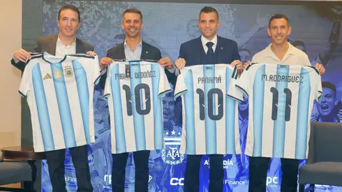 Maxi Rodríguez, la gloria de la Selección Argentina invitada al evento.
