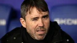 El guiño del Chacho Coudet a River al retirarse del estadio en su último partido en Alavés