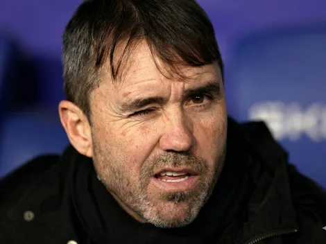 El guiño del Chacho Coudet a River al retirarse del estadio en su último partido en Alavés