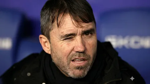 El guiño del Chacho Coudet a River al retirarse del estadio en su último partido en Alavés