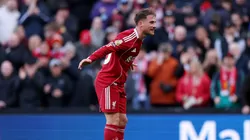 Alexis Mac Allister celebra su gol ante West Ham.