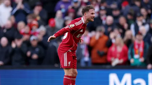 Alexis Mac Allister celebra su gol ante West Ham.