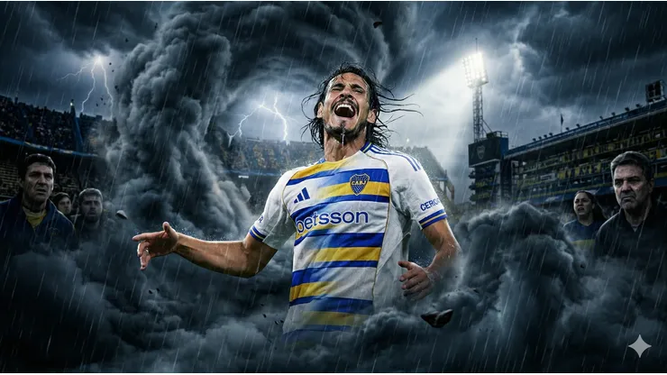 Cavani, en el ojo de la tormenta.