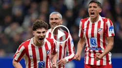 Julián Alvarez le dio la victoria a Atlético de Madrid.