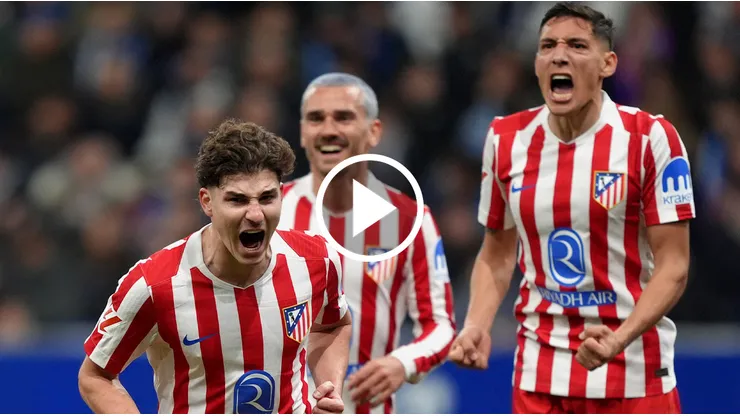 Julián Alvarez le dio la victoria a Atlético de Madrid.