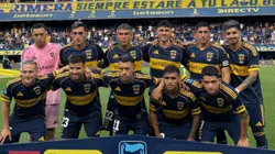 La formación titular de Boca ante Gimnasia de Mendoza.
