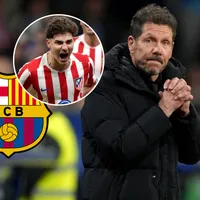 Diego Simeone confirmó las versiones que vinculan a Julián Alvarez con el FC Barcelona
