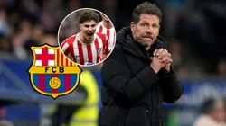 Diego Simeone confirmó que Julián Alvarez tiene ofertas para salir del Atlético de Madrid.