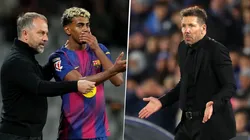 Hansi Flick confía en dar vuelta la serie con el Atlético de Madrid si Lamine Yamal juega como contra Villarreal.