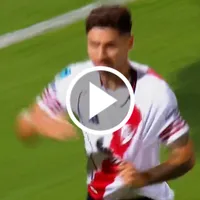 El gol de Montiel para darle el empate a River ante Independiente Rivadavia