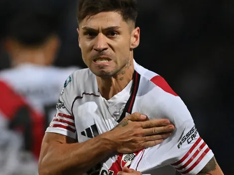El gol de Montiel para darle el empate a River ante Independiente Rivadavia
