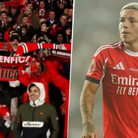 El veredicto de la hinchada del Benfica en su reencuentro con Gianluca Prestianni