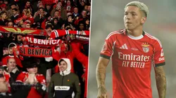 La hinchada del Benfica aplaudió a Gianluca Prestianni frente a Gil Vicente por la Primeira Liga.