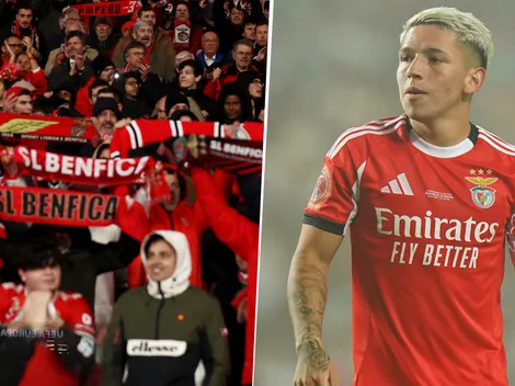El veredicto de la hinchada del Benfica en su reencuentro con Gianluca Prestianni