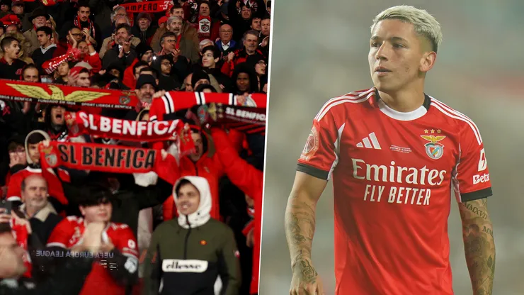 La hinchada del Benfica aplaudió a Gianluca Prestianni frente a Gil Vicente por la Primeira Liga.