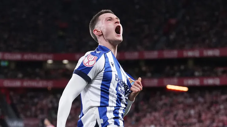 Real Sociedad venció por 1-0 a Athletic Club en la ida de las semifinales de la Copa del Rey.