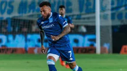 Duván Vergara, autor de los dos goles de Racing en su victoria ante Atlético Tucumán.