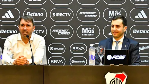 Chacho Coudet y Di Carlo en River