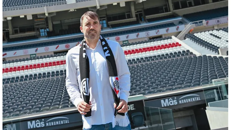 Eduardo Coudet, entrenador de River.