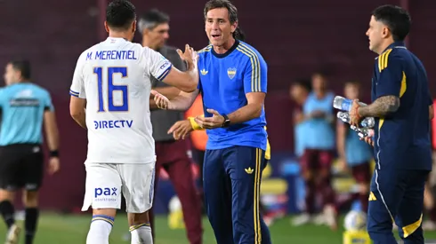 Miguel Merentiel junto a Claudio Úbeda.