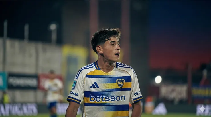 Imagen de Tomás Aranda en Boca - Lanús, mejorada con Gemini IA
