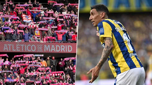 Los hinchas del Atlético de Madrid y prensa cercana al club le respondieron a Ángel Di María por llamarlo un equipo "raro".