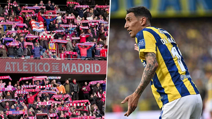 Los hinchas del Atlético de Madrid y prensa cercana al club le respondieron a Ángel Di María por llamarlo un equipo "raro".