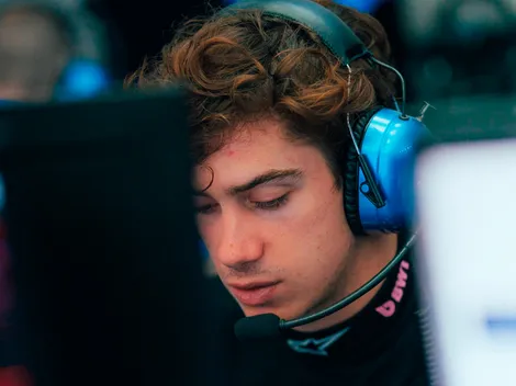 Colapinto fue más lento que Gasly en la FP2 y terminó con molestias en el ojo